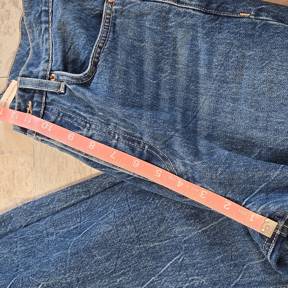 GRLFRND The Cassidy Straight Leg Blue Jeans Size 25 - Picture 13 of 16